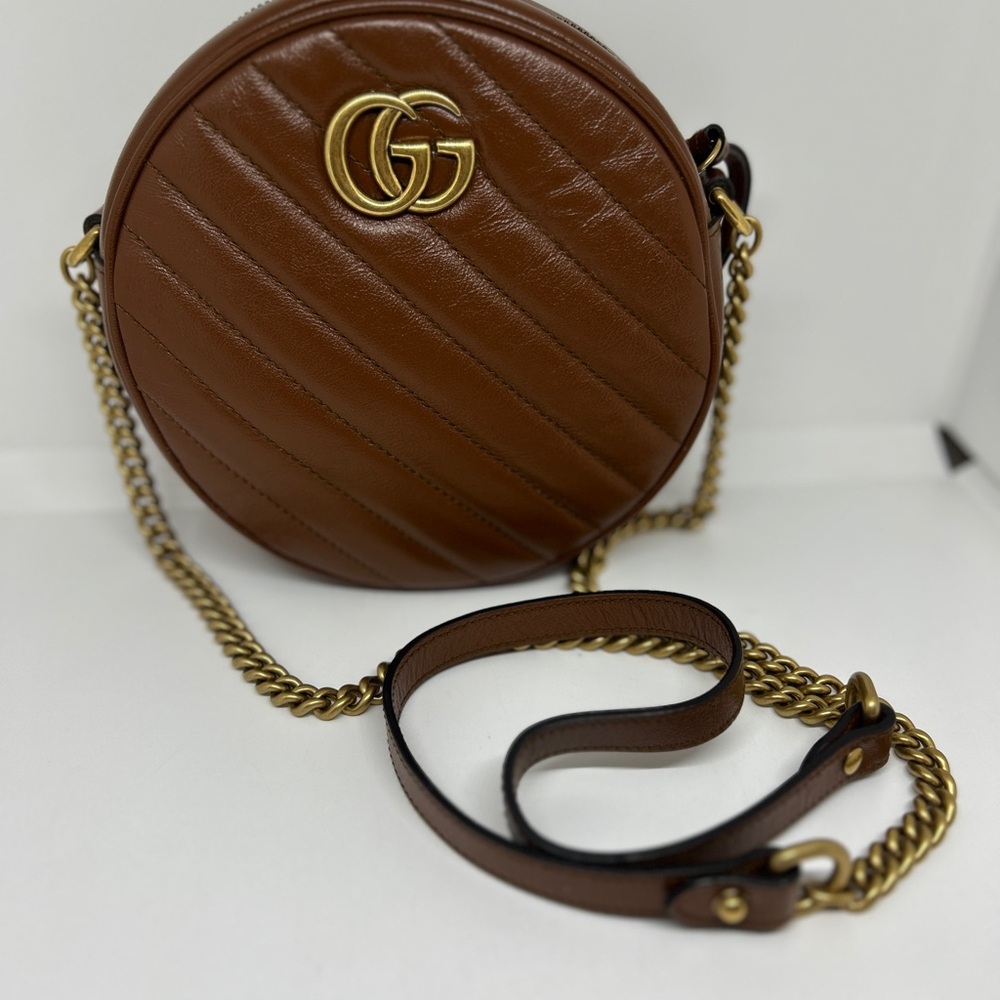 Brown Leather Crossbody Bag